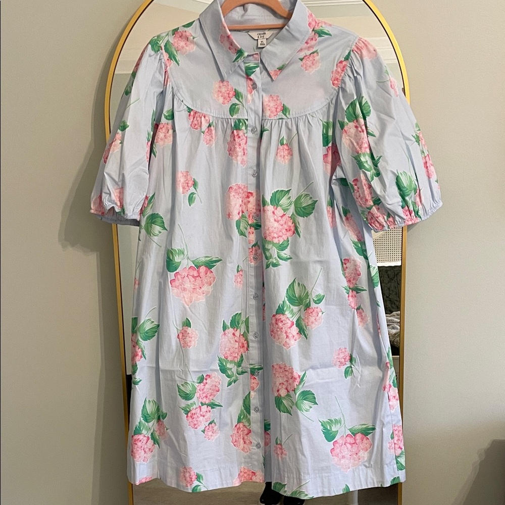 Crown & Ivy Hydrangea Patterned Dress
